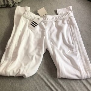 White Adidas Joggers